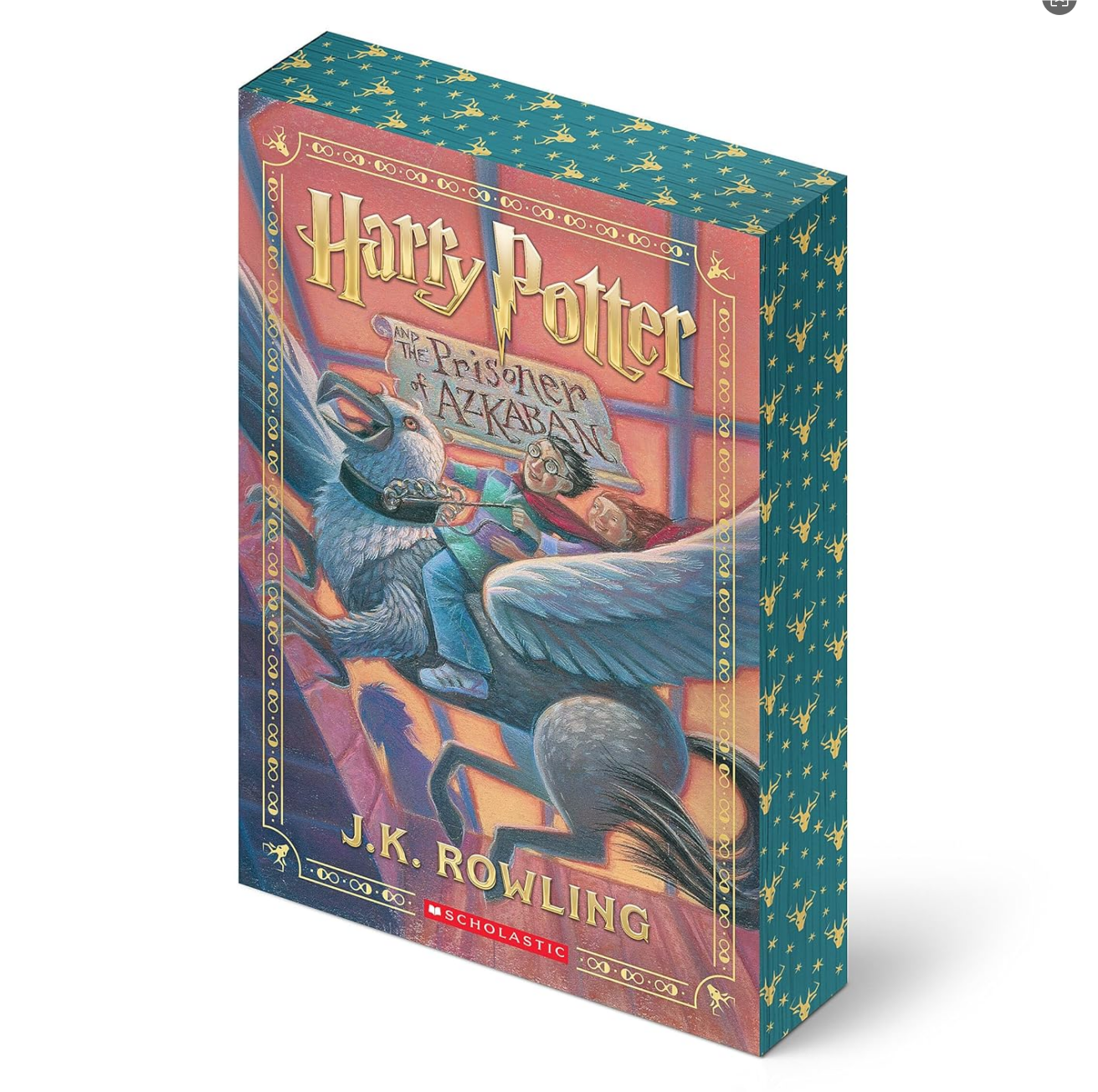预售 英文原版 Harry Potter and the Prisoner of Azkaban 哈利·波特与阿兹卡班的囚徒第3部 彩色刷边版  25年新版