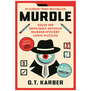 预售 英文原版 谜团谜题系列 妙探寻凶1 谋杀 解决100个案件之谜 Murdle
