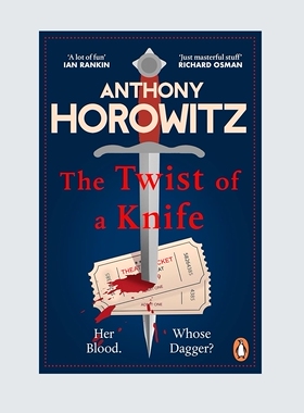 预售 英文原版 安东尼 霍洛维茨 刀的扭转 The Twist of a Knife 英文原版 Anthony Horowitz 犯罪推理小说家