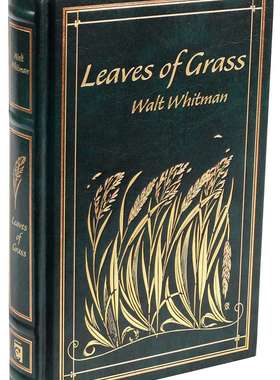 现货【外图原版】草叶集 刷金边精装皮质 Leaves of Grass Whitman, Walt ; Mondschein, Ken