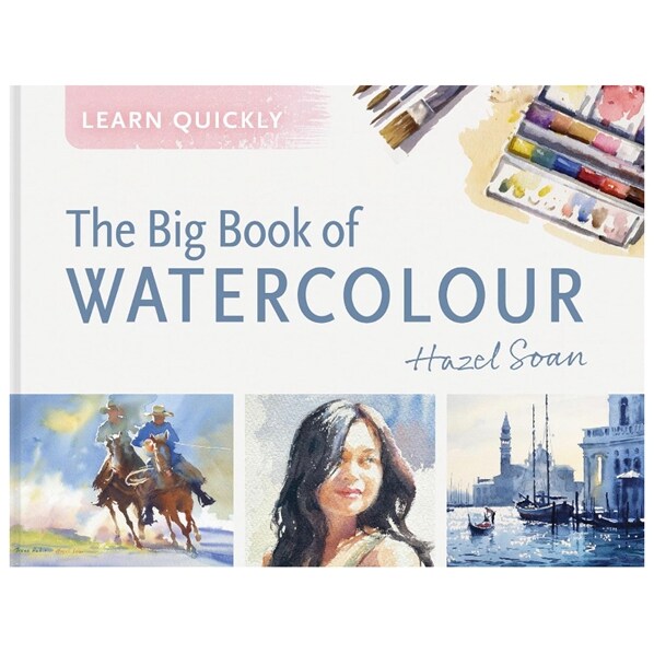 预售 英文原版 Learn Quickly: The Big Book of Watercolour 快速学习：水彩大书（精装）