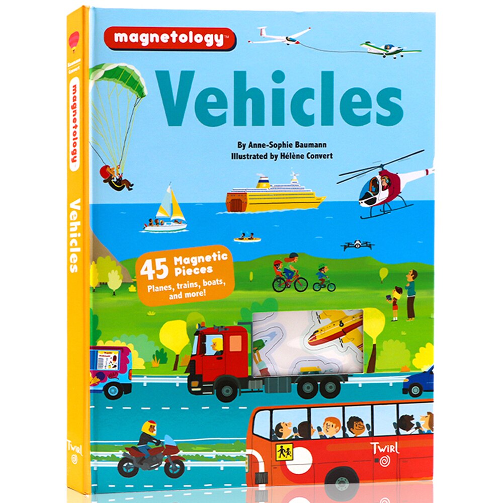 交通工具磁铁书绘本Vehicles