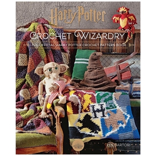 预售 英文原版 Harry Potter: Crochet Wizardry：The official Harry Potter crochet pattern book 哈利·波特：钩针魔法
