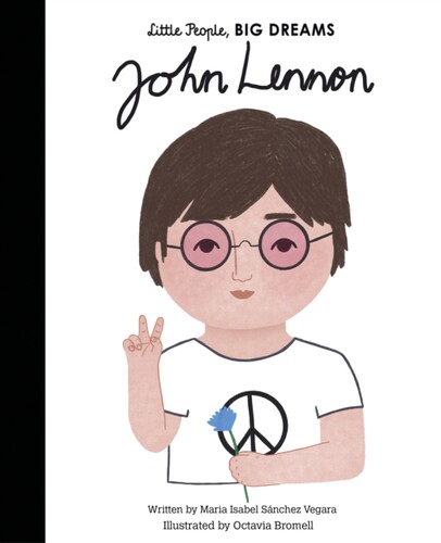 预售 英文原版  小男孩,大梦想：约翰·列侬 John Lennon 绘本 Beatles 披头士 精装大开本 名人传记 Little People, BIG DREAMS - 封面