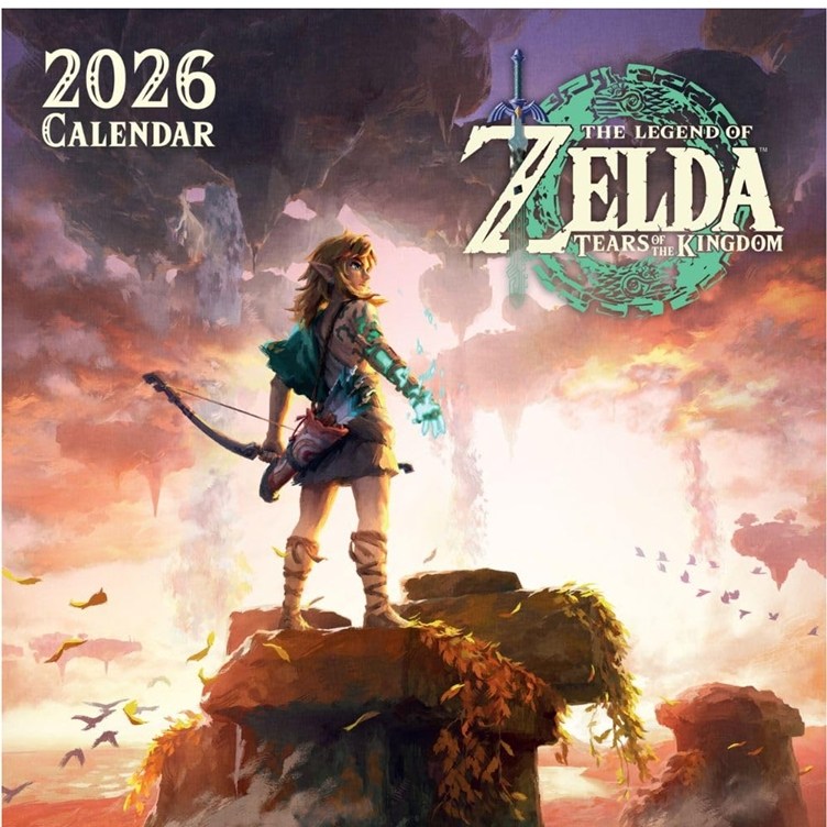 《塞尔达传说》2026年方形日历