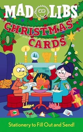 现货 英文原版 Christmas Cards Mad Libs: Fun Cards to Fill Out and Send 圣诞卡疯狂的利比：有趣的卡片填写和发送