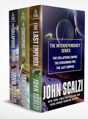 预售 英文原版 相互依存 盒装 英文原版 Interdependency Boxed Set The Collapsing Empire the Consuming Fire John Scalzi