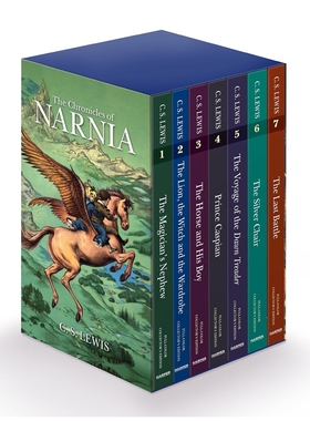 预售 英文原版 纳尼亚传奇 全彩平装7册套装 Chronicles of Narnia Full-Color Paperback 7-Book Box Set (rpkg), The