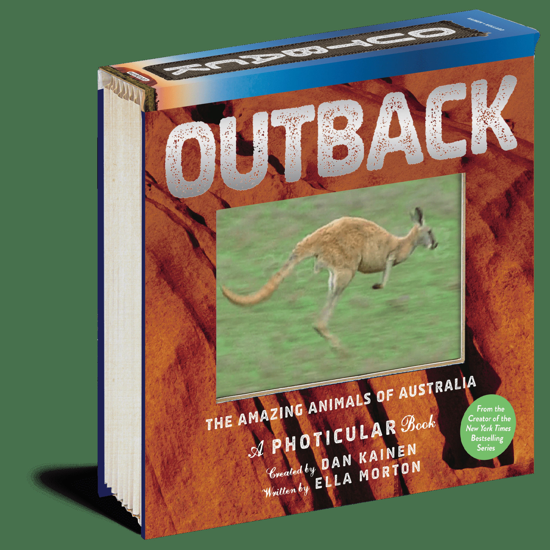 现货 英文原版 Outback: The Amazing Animals of Australia 光与影视觉书系列 会动的3D图片书 陆地 光栅绘本