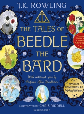 现货 英文原版 The Tales of Beedle the Bard Illustrated Edition A magical companion to the Harry Potter  诗翁彼豆故事集彩