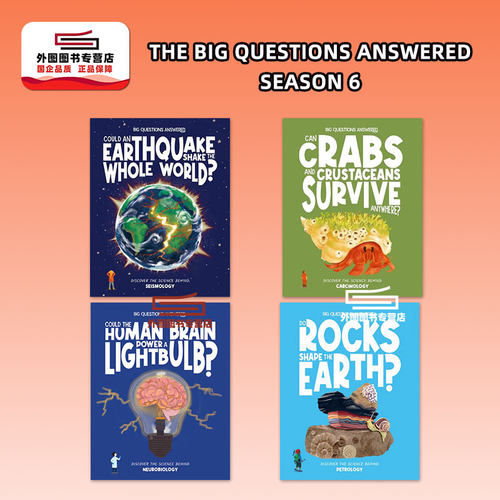 预售 英文原版 Big Questions Answered系列 Hungry Tomato出版 饥饿番茄  Can Volcanoes Turn the Moon Blue?  等系列图书