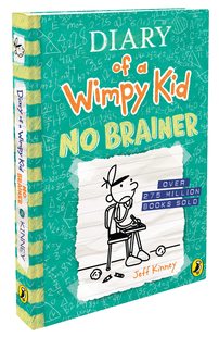 预售 英文原版 Diary of a Wimpy Kid: No Brainer (Book 18) 小屁孩日记18英版 儿童幽默故事书 章节故事书 精装 进口