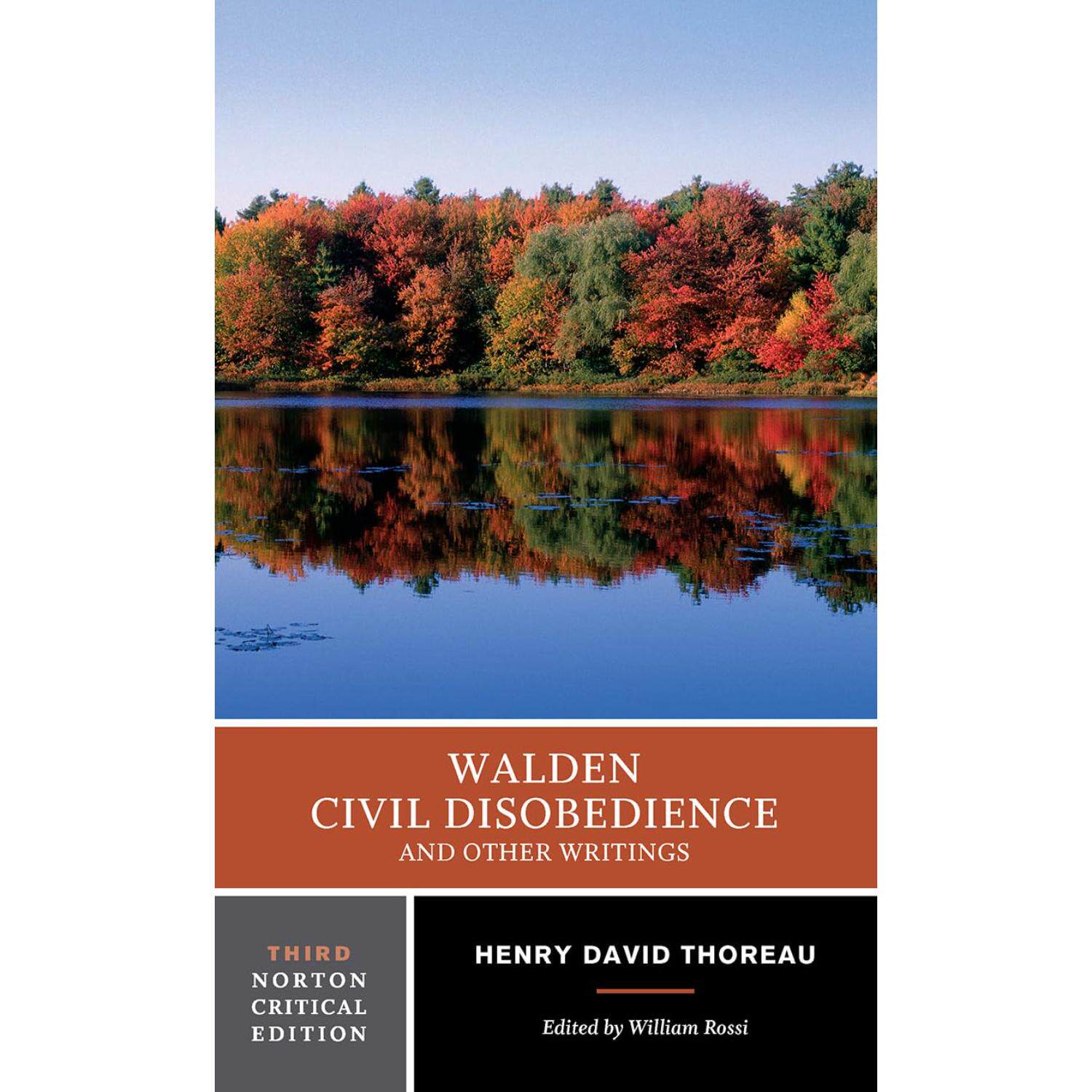 预售 英文原版 Walden, Civil Disobedience, and Other Writings:Norton Critical Editions 梭罗 瓦尔登湖及其他著作 诺顿文学