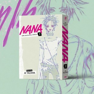 Yazawa 漫画 25周年纪念版 预售 25th VIZ Vol. 娜娜 Edition Anniversary LLC Media Nana 英文原版