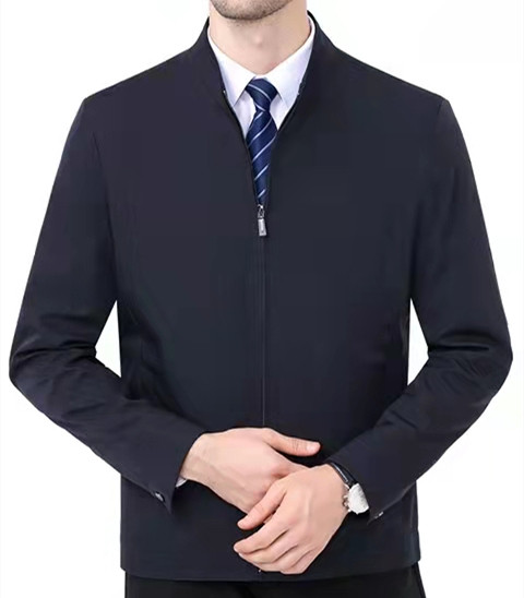 铂蒂骑仕春季男士休闲立领外套薄夹克