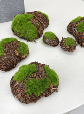 假苔藓仿真青苔石块树点缀石头