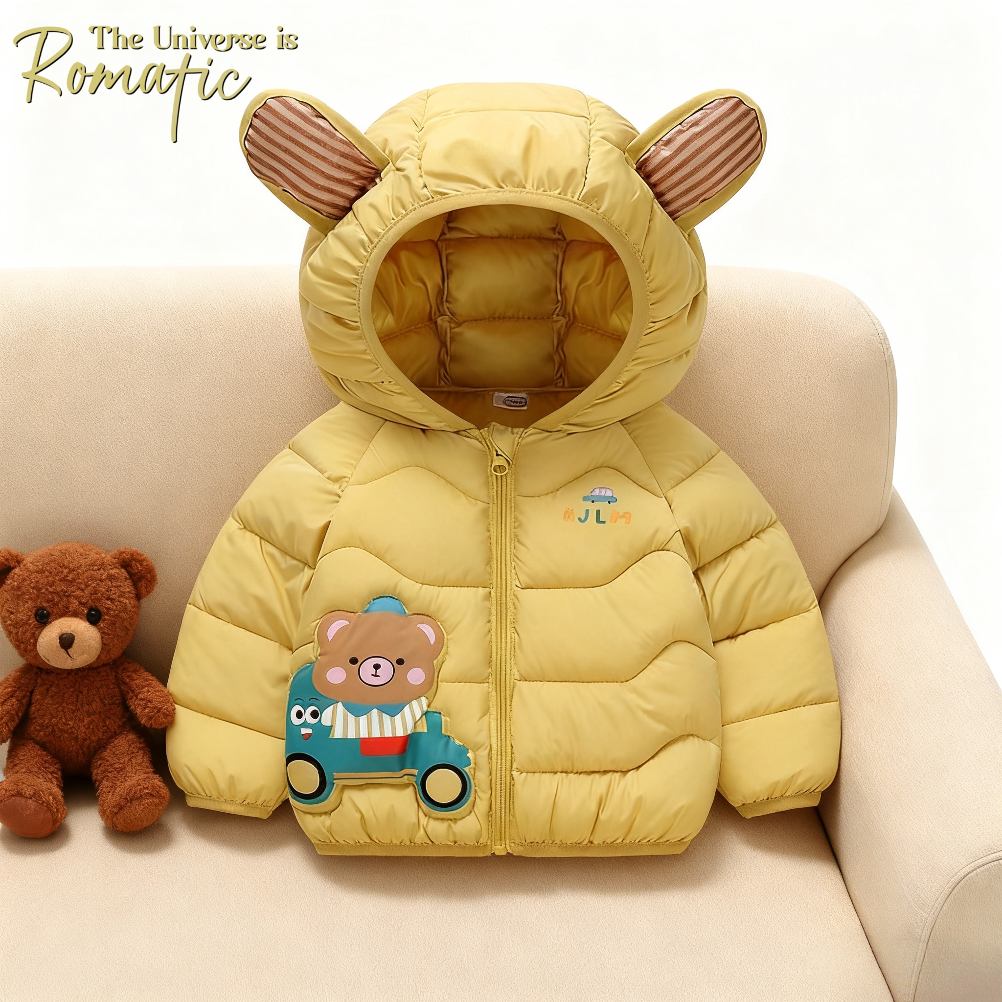 2025秋冬新款宝宝卡通棉袄外套