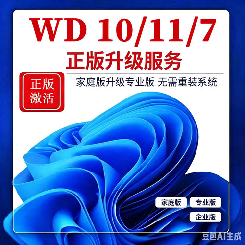 Wd11正版激活密钥家庭版转专业版无需重装系统一键联网激活序列号
