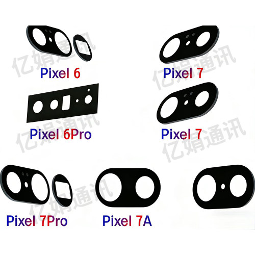适用谷歌 Pixel 6/7/8 6A/7A/8A /9Pro/10Proxl 玻璃摄像头镜片