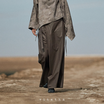 Vitatha番塔塔休闲裙裤武士裤