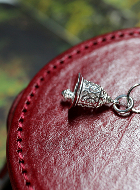 【醒月舫】【圣诞】牧羊人的铃铛s925纯银镂空项链吊坠银饰品