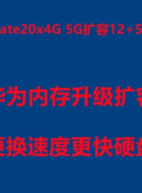 mate20x扩容 mate30 mate30pro mate40 内存升级 魔改 mate50 p50