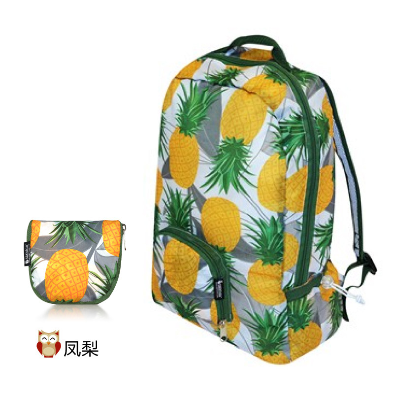 儿童双肩包小背包防水购物袋折叠春卷包环保袋手提收纳袋便携书包