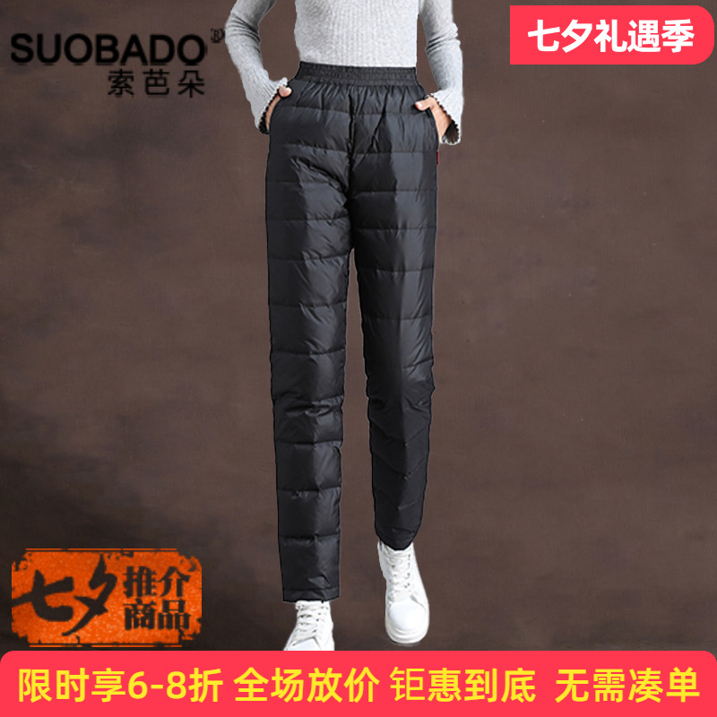 羽绒裤女外穿2026新款保暖棉裤