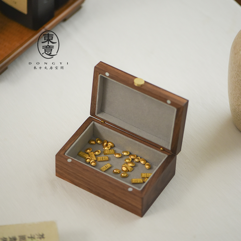 实木木质金豆金条收纳神器