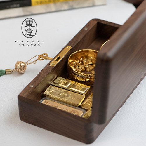 金条专用收纳盒带锁中式5g10克