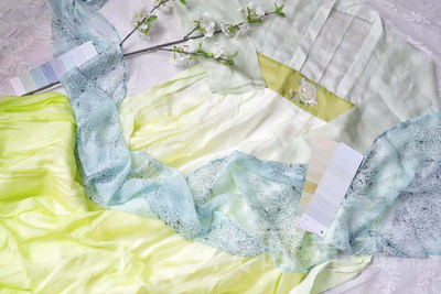 【青玉泻水银】真丝手绣齐胸衫裙襦裙 汉服 现货 浅画青杏