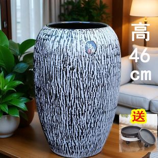 特大号粗陶多肉花盆高大口径陶罐庭院造景种树三角梅九尾狐绿植盆