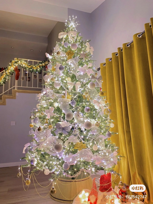 圣诞树丝带小红书INS缎带
