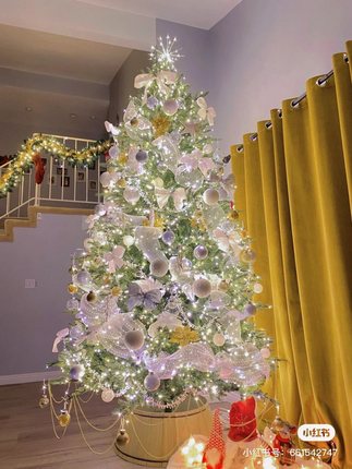 homedepot小红书ins同款网红超宽53CM圣诞树装饰丝带纱带缎带