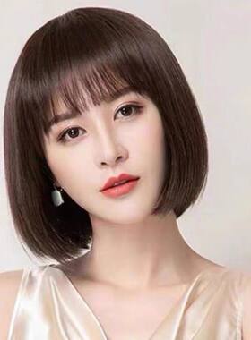 假发女短发波波头蓬松逼真