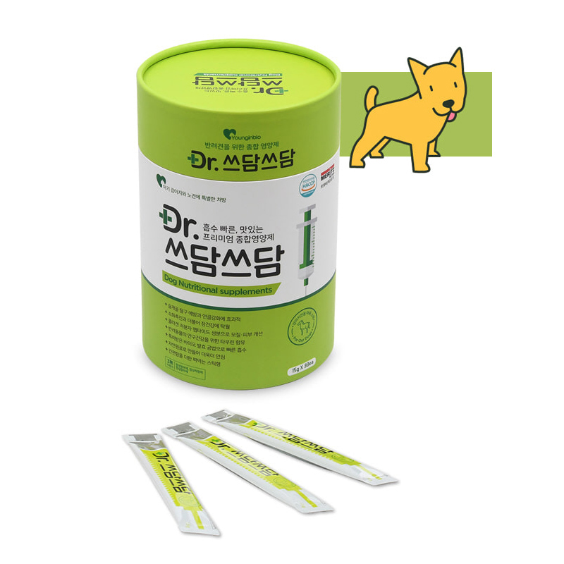 韩国 dr. Pat pat宠物复合营养补充剂狗用调理肠胃免疫力15g*30条-封面