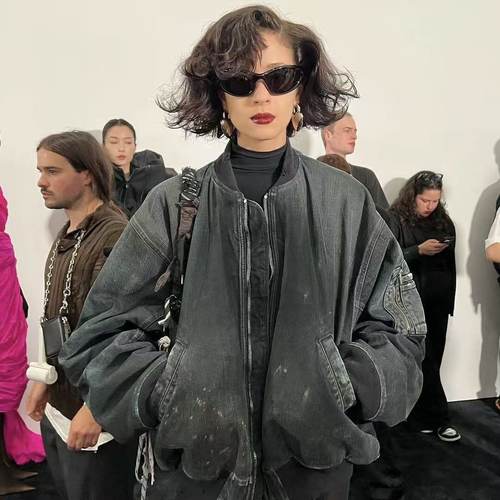 24FW美式复古水洗牛仔夹克外套