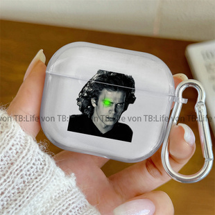 蝙蝠侠适用airpods4耳机壳airpodspro保护套透明airpods 5保护套pro2适用苹果耳机保护壳
