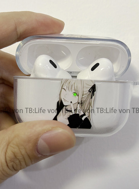 动漫卡通死亡笔记弥海砂耳机套适用Airpodspro3保护壳苹果2无线蓝牙盒3代pro2软4代透明壳