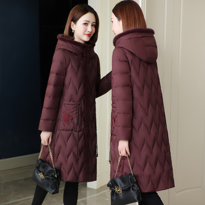 妈妈装高端品牌羽绒服女