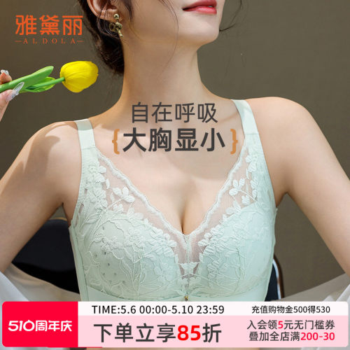 雅黛丽刺绣蕾丝聚拢洞洞杯文胸