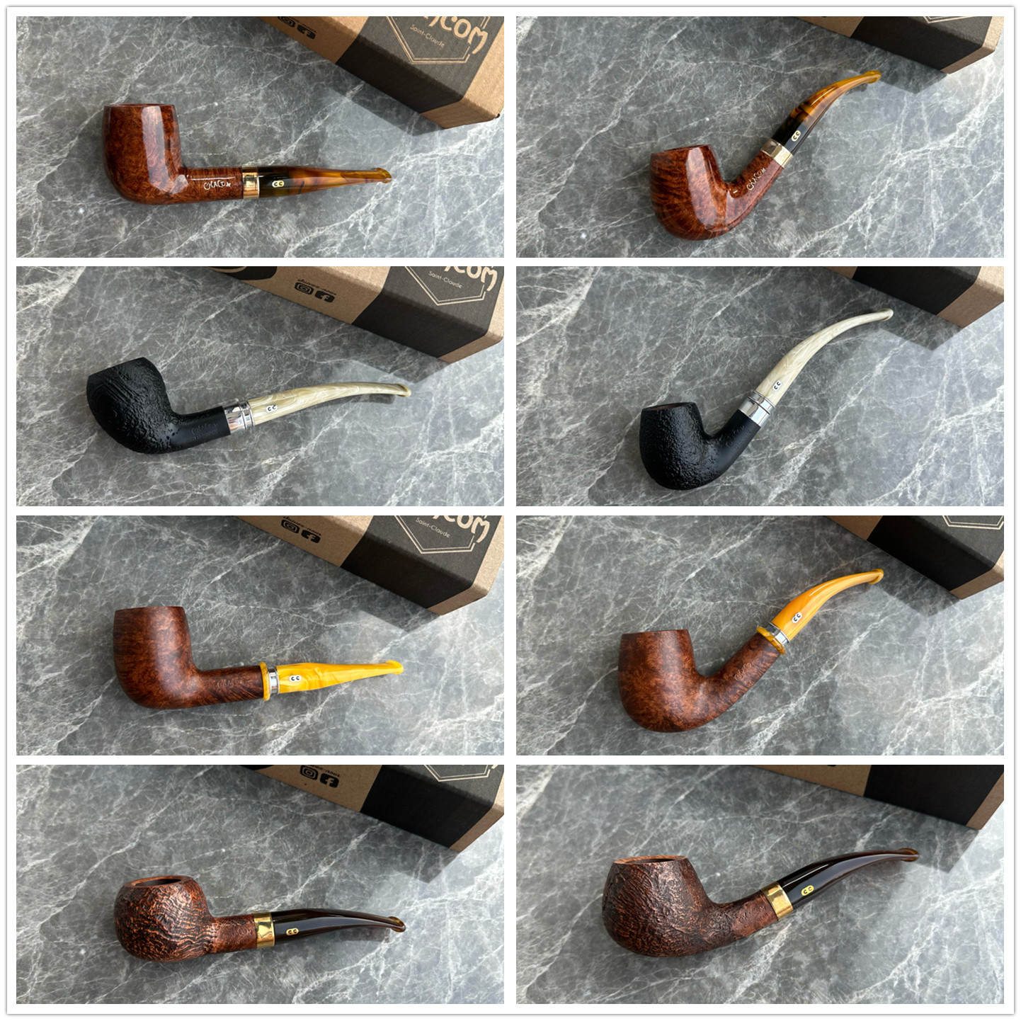 法国 Chacom CC 石楠木烟斗合集6