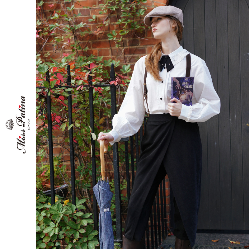 MP长袖纯棉衬衫+骑行裤/帽套装