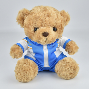 人大附中校服熊公仔毕业纪念礼品其他学校都可做logo定制