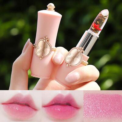 Lip Balm Color Change Flower Transparent Jelly-like Lipstick