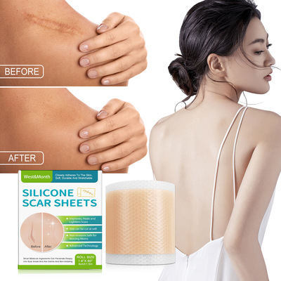 Self-Adhesive Silicone Scar Strips Repair Cellulite Growth L