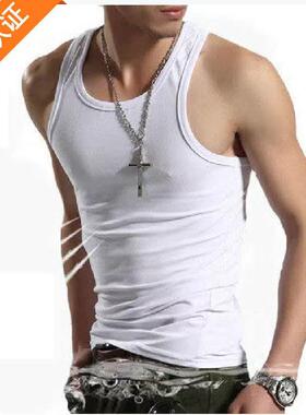 Men Gym Tank Tops Bodybuilding Undershirt Fitness Singlet 男