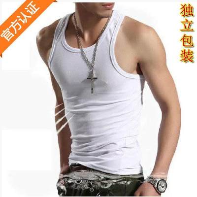 Men Gym Tank Tops Bodybuilding Undershirt Fitness Singlet 男