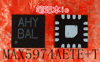 MAX5974AETE+T      MAX5974AETE      丝印:AHY    TQFN-16封装