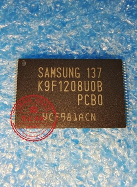 K9F1208UOB  K9F1208UOB-PCBO  K9F1208UOC-PCB0  TSOP48  新的